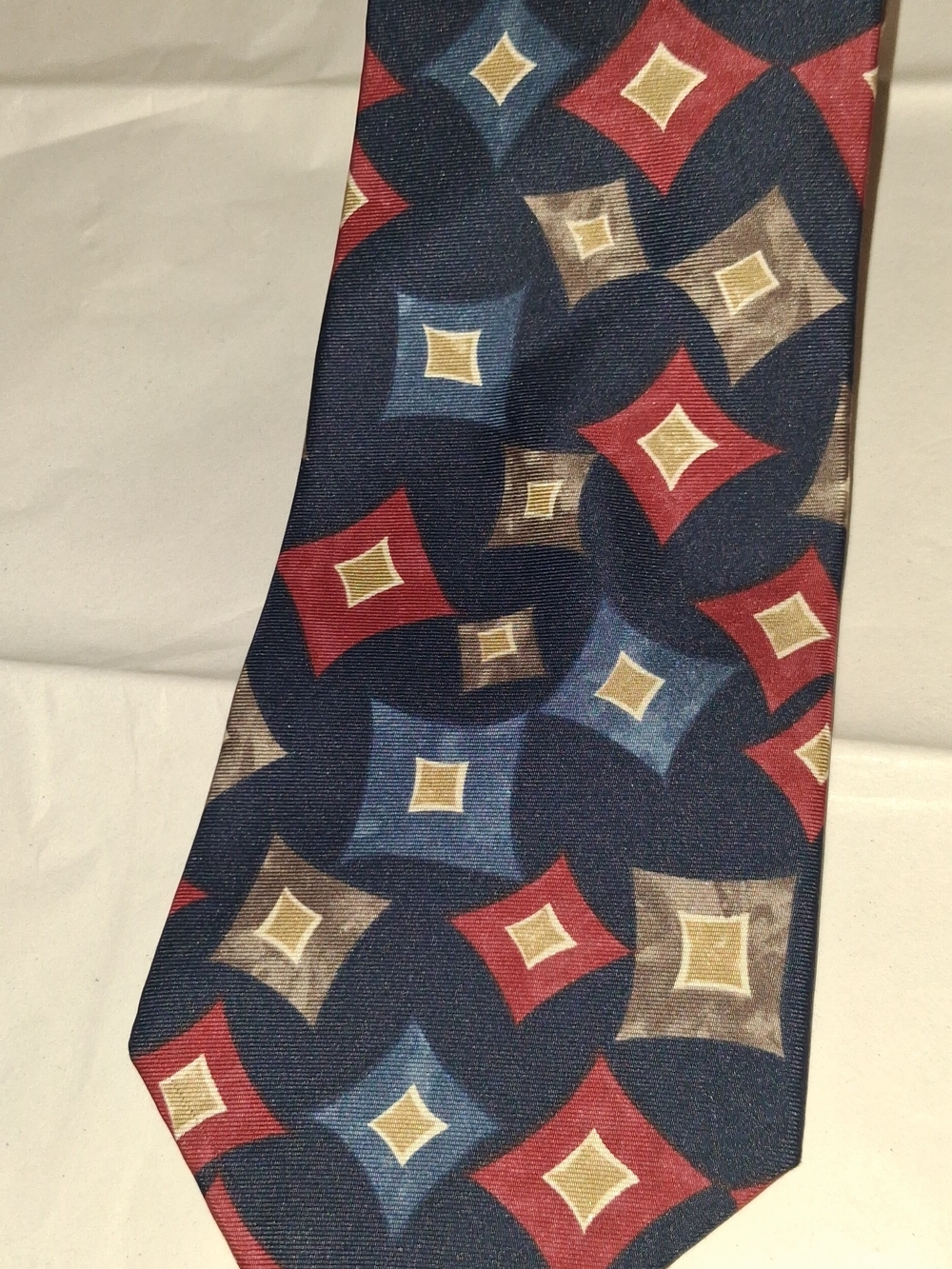 T.K.S. for Nordstrom Geometric Silk Tie in Blue & Red